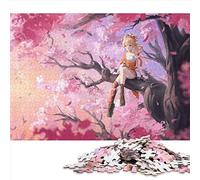 Genshin Impact Yoimiya Adultes 1000 pièces Puzzle Cadeaux Puzzle en Bois Excellent Cadeau pour Adultes 50x75 cm
