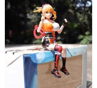 Genshin Impact Yoimiya Figurine de jeu de collection en PVC avec position assise 16 cm (pour collection cadeau)