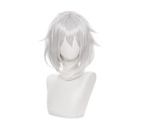 Genshin Impacts Paimon Anime Cosplay Perruque Perruques Synthétiques pour Halloween Cosplay Party