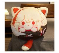 Genshin Peluche, Kawaii Anime Figure Porte-clés Poupée Doux Impact Adorable Peluche Oreiller for Les Fans De Joueurs Cadeaux(Kaedehara Kazuha,35cm Pillow)