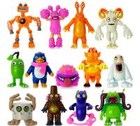 Gensly 13 Pièces My Singing Monsters Figurines Jouets Monstre Chantant Figures de Dessins animés pour décorations de fête pour Les Fans des Enfants