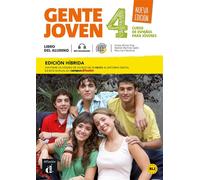 Gente joven N. E. 4 - Livre de l'élève - Éd. hybride