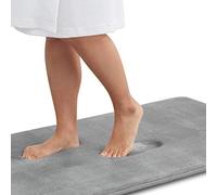 Genteele Tapis de bain en mousse à mémoire de forme, antidérapant, absorbant, ultra confortable, en velours