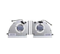 GENTERUN Compatible for MSI, GP76 GE76 MS-17k1 MS-17k2 MS-17k3 MS-17k4 PABD1A010SHL N451 N452 DC12V CPU Remplacer Le Ventilateur Intégré for Ordinateur Portable(CPU and GPU Fan)