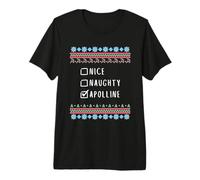 Gentil Coquin Noël Apolline Pull Moche T-Shirt Haut de Gamme