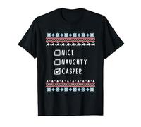 Gentil Coquin Noël Casper Pull Moche T-Shirt Graphique avec Valeur