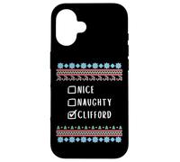 Gentil Coquin Noël Clifford Pull Moche Coque pour iPhone 16