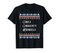 Gentil Coquin Noël Danielle Pull Moche T-Shirt Graphique avec Valeur