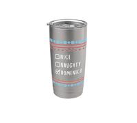 Gentil Coquin Noël Domenico Pull Moche Gobelet isotherme en acier inoxydable double paroi