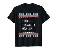 Gentil Coquin Noël Julien Pull Moche T-Shirt Graphique avec Valeur