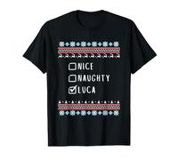 Gentil Coquin Noël Luca Pull Moche T-Shirt Graphique avec Valeur