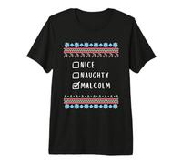 Gentil Coquin Noël Malcolm Pull Moche T-Shirt Haut de Gamme