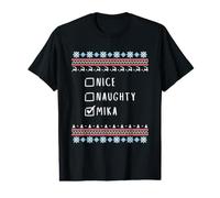 Gentil Coquin Noël Mika Pull Moche T-Shirt Graphique avec Valeur