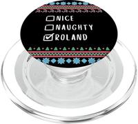 Gentil Coquin Noël Roland Pull Moche PopSockets PopGrip pour MagSafe