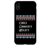 Gentil Coquin Noël Scott Pull Moche Coque pour iPhone XS Max