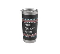 Gentil Coquin Noël Thor Pull Moche Gobelet isotherme en acier inoxydable double paroi