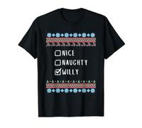 Gentil Coquin Noël Willy Pull Moche T-Shirt Graphique avec Valeur