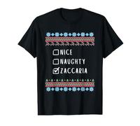 Gentil Coquin Noël Zaccaria Pull Moche T-Shirt Graphique avec Valeur