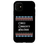 Gentile Coquine Noël Aliénor Pull Moche Coque pour iPhone 11