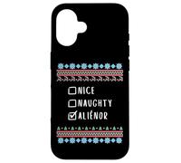 Gentile Coquine Noël Aliénor Pull Moche Coque pour iPhone 16