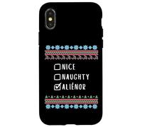 Gentile Coquine Noël Aliénor Pull Moche Coque pour iPhone X/XS