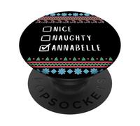 Gentile Coquine Noël Annabelle Pull Moche PopSockets PopGrip Adhésif