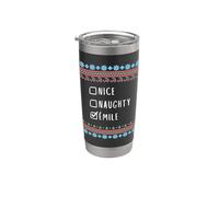 Gentile Coquine Noël Émile Pull Moche Gobelet isotherme en acier inoxydable double paroi