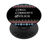Gentile Coquine Noël Félicie Pull Moche PopSockets PopGrip Adhésif
