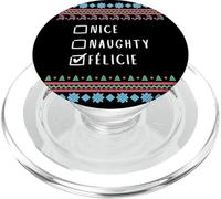 Gentile Coquine Noël Félicie Pull Moche PopSockets PopGrip pour MagSafe
