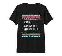 Gentile Coquine Noël Gabrielle Pull Moche T-Shirt Haut de Gamme