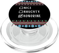 Gentile Coquine Noël Honorine Pull Moche PopSockets PopGrip pour MagSafe