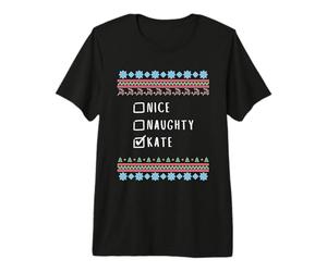 Gentile Coquine Noël Kate Pull Moche T-Shirt Haut de Gamme