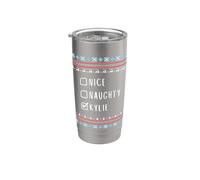 Gentile Coquine Noël Kylie Pull Moche Gobelet isotherme en acier inoxydable double paroi