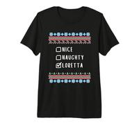 Gentile Coquine Noël Loretta Pull Moche T-Shirt Haut de Gamme