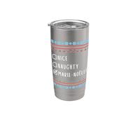 Gentile Coquine Noël Marie-Noëlle Pull Moche Gobelet isotherme en acier inoxydable double paroi