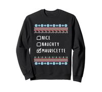 Gentile Coquine Noël Mauricette Pull Moche Sweatshirt