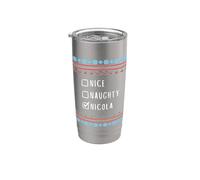 Gentile Coquine Noël Nicola Pull Moche Gobelet isotherme en acier inoxydable double paroi