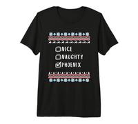 Gentile Coquine Noël Phoenix Pull Moche T-Shirt Haut de Gamme
