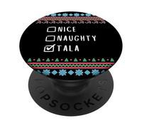 Gentile Coquine Noël Tala Pull Moche PopSockets PopGrip Adhésif