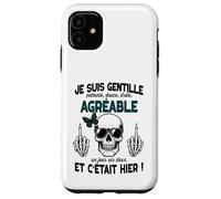 Gentille mais Pas Stupide Cadeau Insolite Humour Femme ado Coque pour iPhone 11