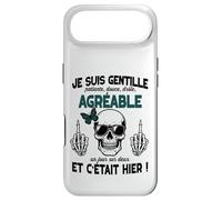 Gentille mais Pas Stupide Cadeau Insolite Humour Femme ado Coque pour iPhone Air