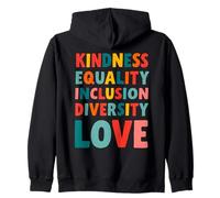 Gentillesse Égalité Inclusion Diversité Amour Empowerment Sweat à Capuche