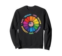Gentillesse Paix Equalité Amour Inclusion Hope Diversity Sweatshirt