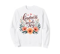 Gentillesse Sparks Joy Positive Enforcement Art Floral Sweatshirt