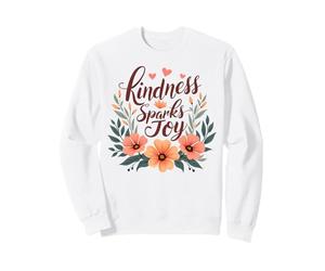Gentillesse Sparks Joy Positive Enforcement Art Floral Sweatshirt