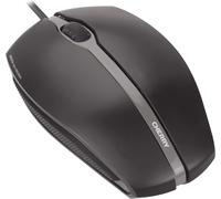 GENTIX CORDED, Souris filaire, Molette de défliement précise, Capteur optique, Design symétrique pour droitiers et gauchers, Câble 1,8 m USB 2.0 Noir