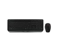 GENTIX DESKTOP - Ensemble clavier et souris - sans fil - 2.4 GHz - Anglais - noir