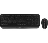 Gentix Desktop, Ensemble Clavier Et Souris Sans Fil, Disposition Allemande (Qwertz), Radio 2,4 Ghz, Repose-Poignets Intégré, Souris Symétrique, Noir