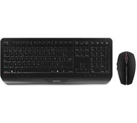 Gentix Desktop, Ensemble Clavier Et Souris Sans Fil, Disposition Allemande (Qwertz), Radio 2,4 Ghz, Repose-Poignets Intégré, Souris Symétrique, Noir