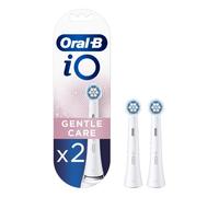 Oral-B Lot De 2 Brossettes De Rechange Gentle Care, AUTHENTIQUES, Blanches, Brossage Le Plus Doux, Conviennent Aux Gencives Sensibles, Brossette Ronde Pour Les Brosses A Dents Electriques Oral B iO
